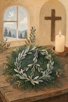 Olive Branch Peace Symbol in Chapel