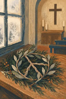 Olive Branch Peace Symbol in Evergreen Chapel