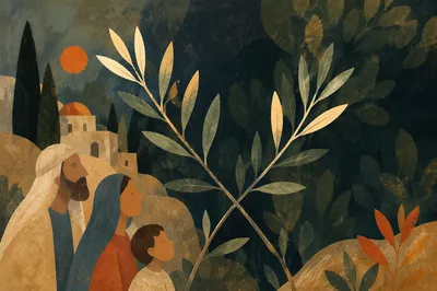 Evergreen Olive Branch Peace Symbol