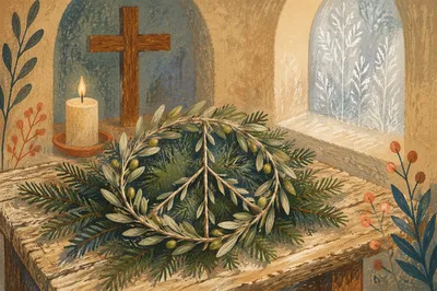 Olive Branch Peace Symbol in Chapel