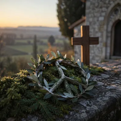 Olive Branch Peace Symbol at Winter Chapel