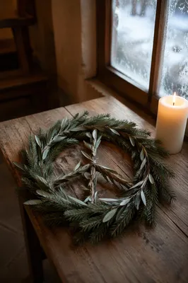 Olive Branch Peace Wreath in Chapel