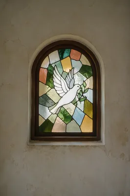 Dove With Olive Branch Chapel Window