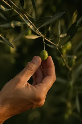 Hand Holding Olive Branch Peace Symbol