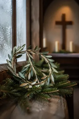 Olive Branch Peace Symbol in Chapel