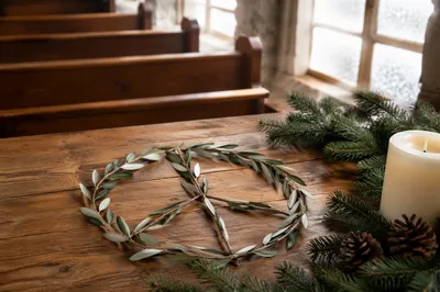 Olive Branch Peace Circle in Winter Chapel