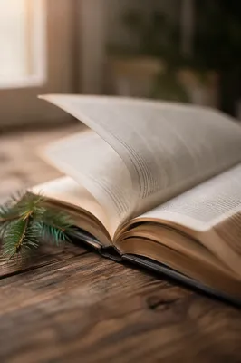 Open Bible Pages Turning in Gentle Breeze