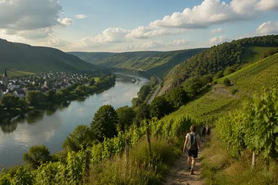 Peaceful Evergreen Valley River Overlook