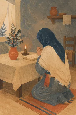 Evergreen Prayer in a Quiet Room