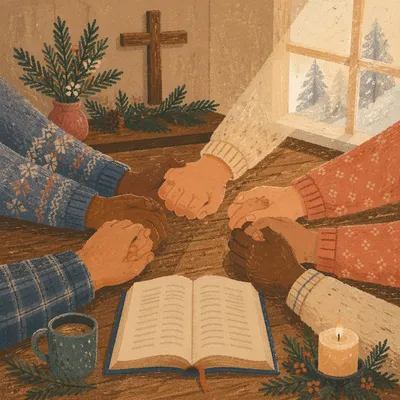 Evergreen Chapel Prayer Hands Circle