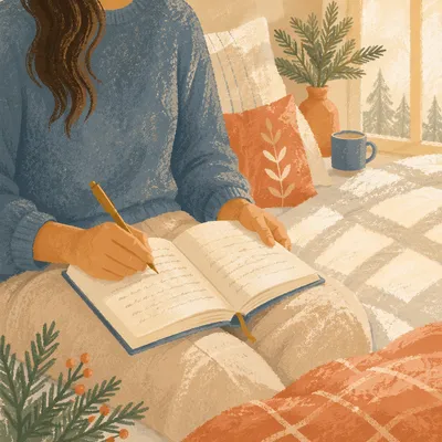 Morning Prayer Journal in Evergreen Light
