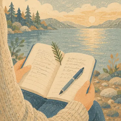 Morning Prayer Journal by Quiet Lakeshore