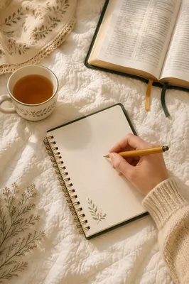 Morning Prayer Journal in Evergreen Light