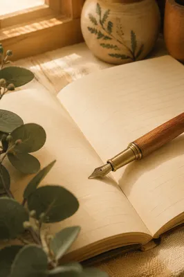 Morning Prayer Journal with Evergreen Eucalyptus
