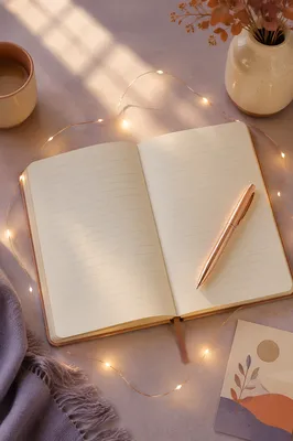 Morning Prayer Journal with Rose Gold Pen
