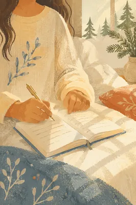 Morning Prayer Journal in Gentle Sunlight