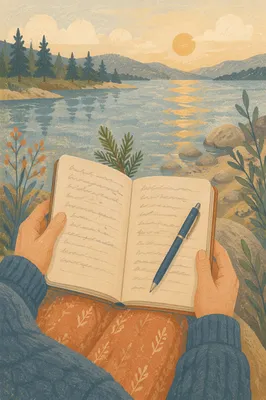 Morning Prayer Journal by Quiet Lakeshore