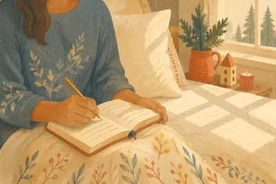 Morning Prayer Journal in Soft Sunlight