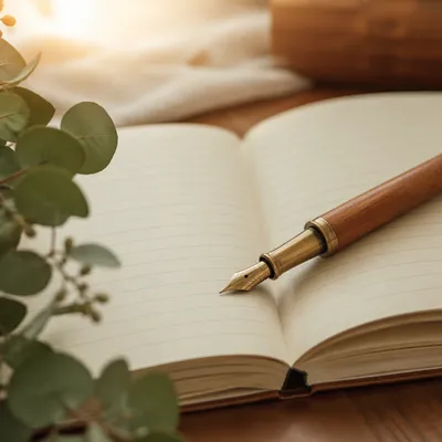 Morning Prayer Journal with Fountain Pen
