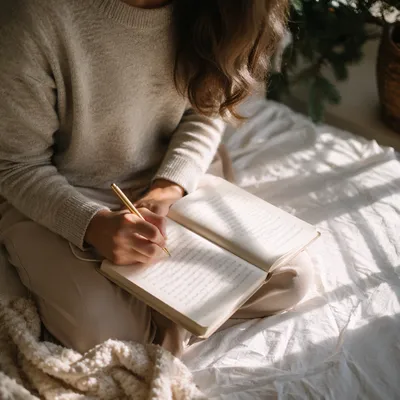 Morning Prayer Journal with Evergreen Accents
