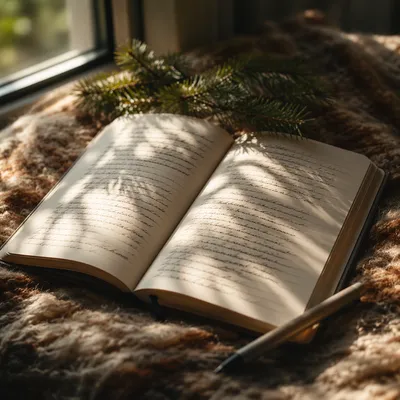 Morning Prayer Journal with Evergreen Sprig