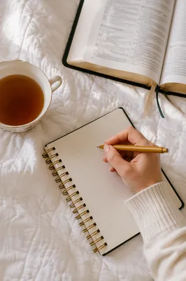 Morning Prayer Journal with Evergreen Notebook