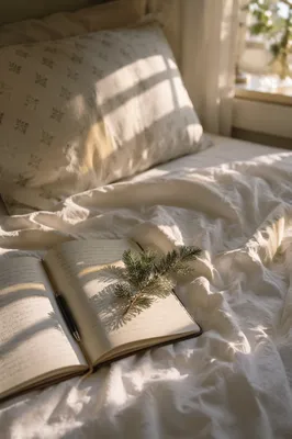 Morning Prayer Journal with Evergreen Sprig