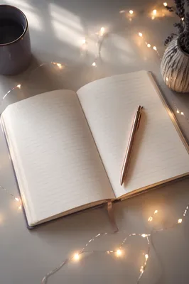Morning Prayer Journal with Rose Gold Pen