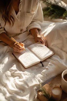 Morning Prayer Journal in Gentle Sunlight