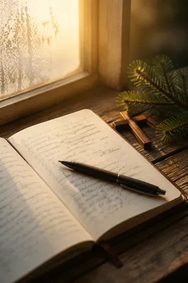 Morning Prayer Journal with Evergreen Cross