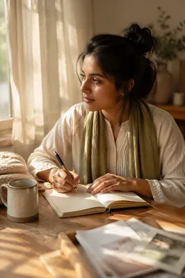 Morning Prayer Journal by Sunlit Window