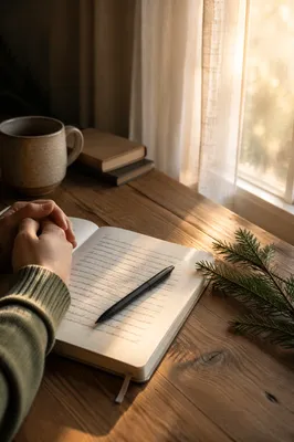 Morning Prayer Journal with Evergreen Hope
