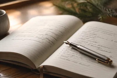 Morning Prayer Journal with Fountain Pen