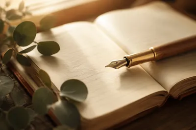 Morning Prayer Journal with Fountain Pen