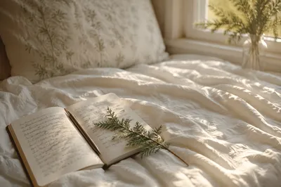Morning Prayer Journal with Evergreen Sprig