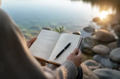 Morning Prayer Journal by Quiet Lakeshore