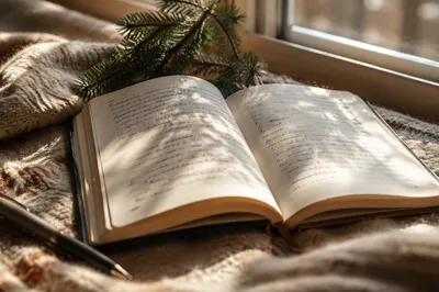 Morning Prayer Journal with Evergreen Sprig
