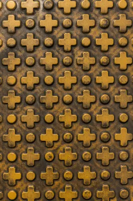 Rugged Cross Pattern Industrial Texture Background