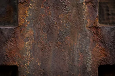 Rugged Rusted Cross Metal Texture