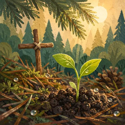 Evergreen Seedling of Hope and Renewal