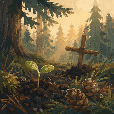 Evergreen Seedling of Faith and Renewal