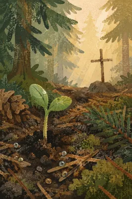 Evergreen Sprout of Hope and Renewal