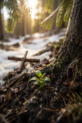 Evergreen Seedling of New Life and Hope