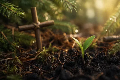 Evergreen Seedling of Hope and Renewal