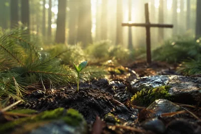 Evergreen Seedling of Hope and New Life