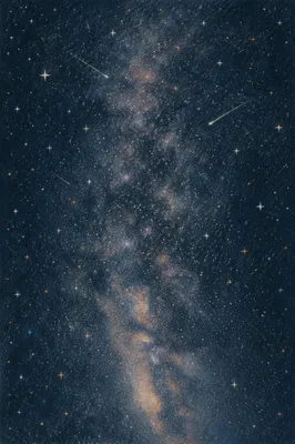 Milky Way Stars in Timeless Night Sky