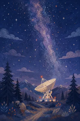 Milky Way Over Evergreen Mountain Observatory