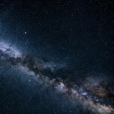 Serene Milky Way Starry Night Sky