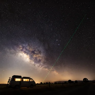 Milky Way Camper Van Night Adventure