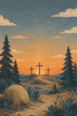 Three Crosses at Evergreen Sunset Hill